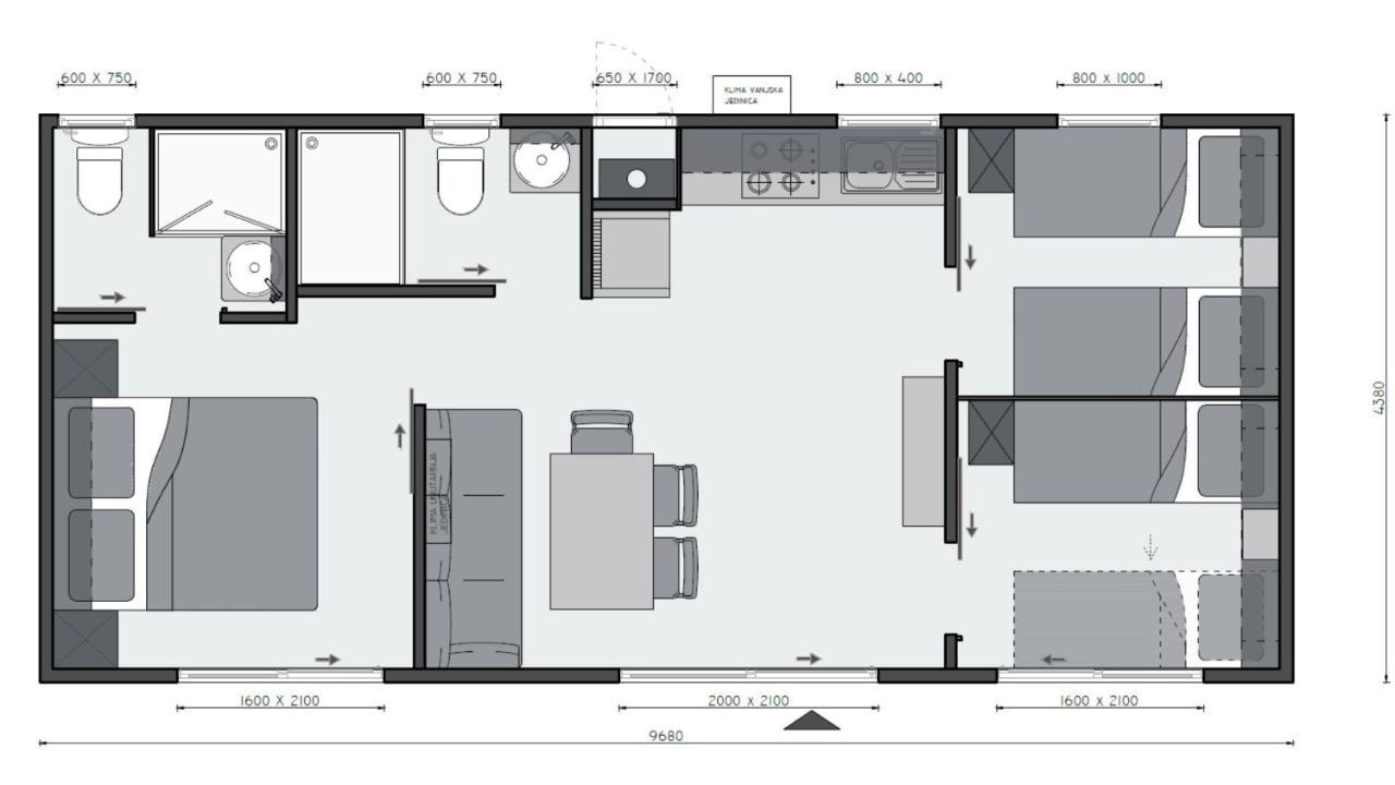 Mobile Home Sole Biograd Na Moru Extérieur photo